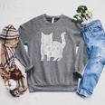 Adult Coloring Book CAT Mandala Flowers T-Shirt Raglan Sleeve Sweatshirt Deep Heather Adult Coloring Book CAT Mandala Flowers T-Shirt Raglan Sleeve Sweatshirt Deep Heather