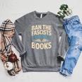 Ban The Fascists Save The Books Librarians Protest Book Bans Raglan Sleeve Sweatshirt Deep Heather Ban The Fascists Save The Books Librarians Protest Book Bans Raglan Sleeve Sweatshirt Deep Heather