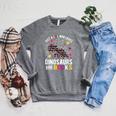 Just A Girl Who Loves Dinosaurs And Books Raglan Sleeve Sweatshirt Deep Heather Just A Girl Who Loves Dinosaurs And Books Raglan Sleeve Sweatshirt Deep Heather