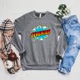 Kids Boys Jeremiah Comic Book Superhero Name Raglan Sleeve Sweatshirt Deep Heather Kids Boys Jeremiah Comic Book Superhero Name Raglan Sleeve Sweatshirt Deep Heather