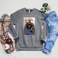 Marvel Comixology Champions Ms Marvel Comic Book Cover Raglan Sleeve Sweatshirt Deep Heather