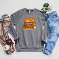 Sleeping Cat On Books Leave Me Alone I'm Recharging Raglan Sleeve Sweatshirt Deep Heather