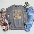 Stamp Support Your Local Library Book Reader Lover Bookworm Raglan Sleeve Sweatshirt Deep Heather