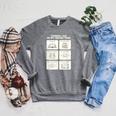 Things I Do In My Spare Time Reading Book Lover Raglan Sleeve Sweatshirt Deep Heather