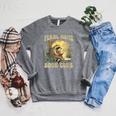 Women's Feral Moms Book Club Raglan Sleeve Sweatshirt Deep Heather