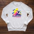 Already Booked Reading Book Lover Literacy Day Bookworm Premium Tri-Blend Raglan Sleeve Sweatshirt Heather Mustard