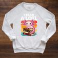 Axolotl Book Lover Librarian Reading Library Readers Raglan Sleeve Sweatshirt Heather Mustard