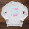Beach Book Club Summer Book Lover Reading Summer Sayin Quote Raglan Sleeve Sweatshirt Heather Mustard
