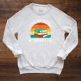 I Like Big Books & Cannot Lie Reading Bookworm Reader Raglan Sleeve Sweatshirt Heather Mustard