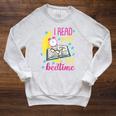 Book Reading I Read Past My Bedtime Raglan Baseball Tee Raglan Sleeve Sweatshirt Heather Mustard
