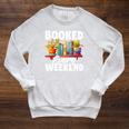 Booked Every Weekend Pun Book Lover Book Nerd Reading Premium Tri-Blend Raglan Sleeve Sweatshirt Heather Mustard Booked Every Weekend Pun Book Lover Book Nerd Reading Premium Tri-Blend Raglan Sleeve Sweatshirt Heather Mustard