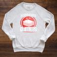 Bookmarks Are For Quitters Reading Reader Book Lover Teacher For Men Women Kids Raglan Sleeve Sweatshirt Heather Mustard