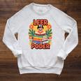 Books Bring Power Leer ES Poder Hispanic Pride Reading Raglan Sleeve Sweatshirt Heather Mustard