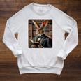 Bunny Reading Book Rabbit Bow Tie Happy Easter Boys Girl Kid Raglan Sleeve Sweatshirt Heather Mustard Bunny Reading Book Rabbit Bow Tie Happy Easter Boys Girl Kid Raglan Sleeve Sweatshirt Heather Mustard