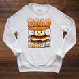 Camping Reading Fun Book Lover Camper Librarian Raglan Sleeve Sweatshirt Heather Mustard Camping Reading Fun Book Lover Camper Librarian Raglan Sleeve Sweatshirt Heather Mustard