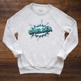 Chelsea Comic Book Style Splash Raglan Sleeve Sweatshirt Heather Mustard