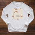 Dogs Books And Coffee Raglan Sleeve Sweatshirt Heather Mustard