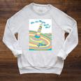 Dr Seuss Oh The Places You'Ll Go Book Cover Premium Tri-Blend Raglan Sleeve Sweatshirt Heather Mustard