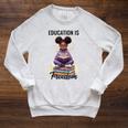 Education Is Freedom African American Girl Reading Book Raglan Sleeve Sweatshirt Heather Mustard Education Is Freedom African American Girl Reading Book Raglan Sleeve Sweatshirt Heather Mustard
