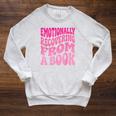 Emotionally Recovering From A Book Raglan Sleeve Sweatshirt Heather Mustard Emotionally Recovering From A Book Raglan Sleeve Sweatshirt Heather Mustard