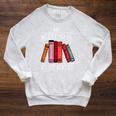 My Weekend Is Fully Booked Saying For Book Lovers Raglan Sleeve Sweatshirt Heather Mustard