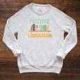 Future Librarian School Librarian Book Raglan Sleeve Sweatshirt Heather Mustard