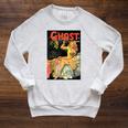 Halloween Horror Vintage Ghost Comic Book Retro Scary Raglan Sleeve Sweatshirt Heather Mustard Halloween Horror Vintage Ghost Comic Book Retro Scary Raglan Sleeve Sweatshirt Heather Mustard