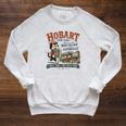 Hobart NY Book Village Of Catskills Vintage Mascot Logo Raglan Sleeve Sweatshirt Heather Mustard Hobart NY Book Village Of Catskills Vintage Mascot Logo Raglan Sleeve Sweatshirt Heather Mustard