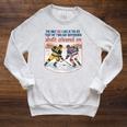 Ice Hockey Romance Reader Book Lover Reading Smut Smutty Raglan Sleeve Sweatshirt Heather Mustard