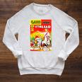 The Iliad Homer Vintage Comic Book Cover Raglan Sleeve Sweatshirt Heather Mustard The Iliad Homer Vintage Comic Book Cover Raglan Sleeve Sweatshirt Heather Mustard