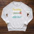 I'm Writing Someone's Future Favorite Book Lover Reading Raglan Sleeve Sweatshirt Heather Mustard