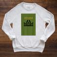 LDS Couples Costume Hymn Book Mormon Matching Raglan Sleeve Sweatshirt Heather Mustard