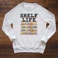 Librarian Book Lover Reader Shelf Bookshelf Women Raglan Sleeve Sweatshirt Heather Mustard