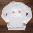 Librarians Do It By The Book Librarian Raglan Sleeve Sweatshirt Heather Mustard