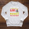 Library Book Lover Once Upon a Time a Girl Loved Books Raglan Sleeve Sweatshirt Heather Mustard Library Book Lover Once Upon a Time a Girl Loved Books Raglan Sleeve Sweatshirt Heather Mustard