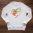 I Love Reading Heart Love Books TShirt Library Bookworm Raglan Sleeve Sweatshirt Heather Mustard