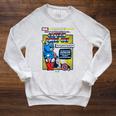 Marvel What If Captain Ameri-Cat Comic Book Cover Raglan Sleeve Sweatshirt Heather Mustard