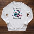 The Mermaid Book Club Summer Trendy Cute Reading Raglan Sleeve Sweatshirt Heather Mustard