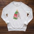 Oh What Fun It Is To Read Book Christmas Tree Premium Tri-Blend Raglan Sleeve Sweatshirt Heather Mustard Oh What Fun It Is To Read Book Christmas Tree Premium Tri-Blend Raglan Sleeve Sweatshirt Heather Mustard