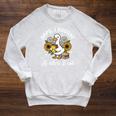 Oops I Bought Another Book Raglan Sleeve Sweatshirt Heather Mustard