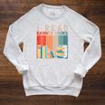 I Read Banned Books Reader Bookworm Raglan Sleeve Sweatshirt Heather Mustard