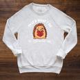 Reader Book Worm Lover Reading Club Raglan Sleeve Sweatshirt Heather Mustard