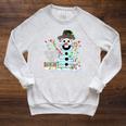 Reading Make You Bright Reader Book Lover Bookworm Christmas Raglan Sleeve Sweatshirt Heather Mustard