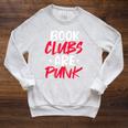 Reading Reader Bookworm Book Clubs Are Punk Raglan Sleeve Sweatshirt Heather Mustard