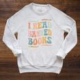 Retro I Read Banned Books Shirt Raglan Sleeve Sweatshirt Heather Mustard Retro I Read Banned Books Shirt Raglan Sleeve Sweatshirt Heather Mustard