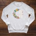 Retro So Many Books Little Time Book Clock Reading Raglan Sleeve Sweatshirt Heather Mustard