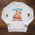 Summer Reading Book Lover All Need Is The Beach & A Book Premium Tri-Blend Raglan Sleeve Sweatshirt Heather Mustard