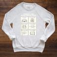 Things I Do In My Spare Time Reading Book Lover Raglan Sleeve Sweatshirt Heather Mustard