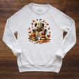 Vintage Ghost Book Reading Pumpkin Gothic Halloween Teachers Raglan Sleeve Sweatshirt Heather Mustard Vintage Ghost Book Reading Pumpkin Gothic Halloween Teachers Raglan Sleeve Sweatshirt Heather Mustard
