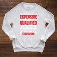 Wait Until You Hire A Stupid One Book Lover Author Raglan Sleeve Sweatshirt Heather Mustard